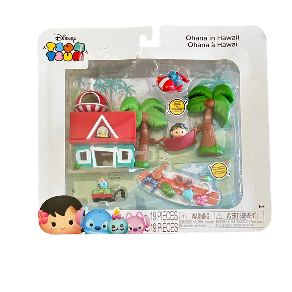 Disney Tsum Tsum‎ Ohana In Hawaii 19 Pieces NEW Rare